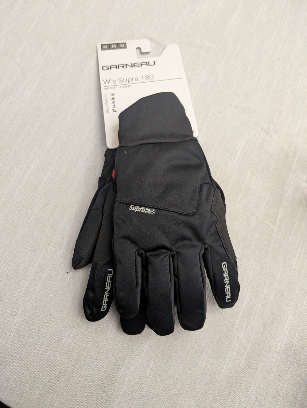 Women's  Supra 180 Women's Black Winter Gloves Size Medium